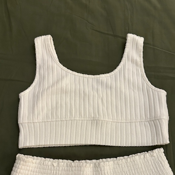 Z Supply White Ribbed Pajama Set - Picture 2 of 12
